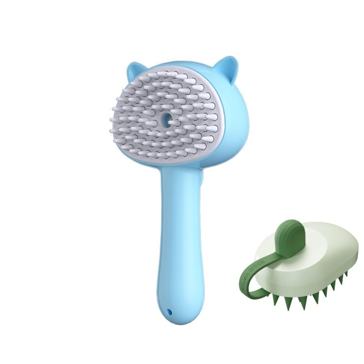 Hair Cleaning Brush With Mist Multifunctional Cat Grooming Brush Rechargeable Self Cleaning Slicker Brush For Pets Dogs & Catsb Pet Products