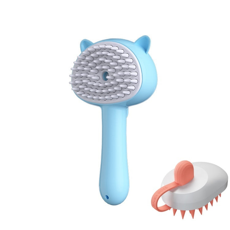 Hair Cleaning Brush With Mist Multifunctional Cat Grooming Brush Rechargeable Self Cleaning Slicker Brush For Pets Dogs & Catsb Pet Products