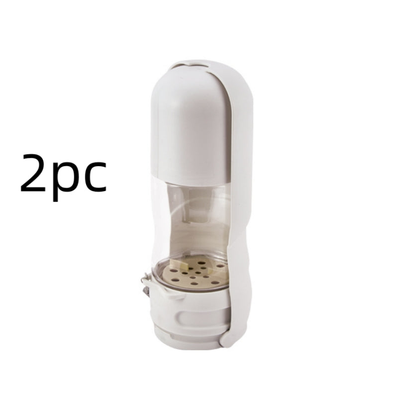 New Pet Outdoor Tableware Folding Portable Dog Drinking Cup Split-type Dog Food Integrated Water Fountain Pet Products