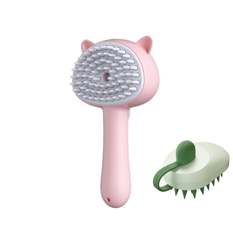 Hair Cleaning Brush With Mist Multifunctional Cat Grooming Brush Rechargeable Self Cleaning Slicker Brush For Pets Dogs & Catsb Pet Products