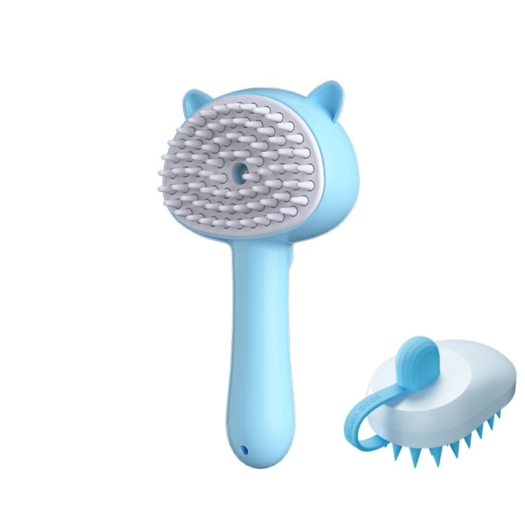 Hair Cleaning Brush With Mist Multifunctional Cat Grooming Brush Rechargeable Self Cleaning Slicker Brush For Pets Dogs & Catsb Pet Products