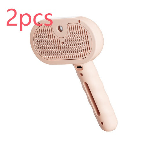 New Chevaroo Horse Steam Brush, Chevaroo 3-in-1 Self-Cleaning Steam Pet Brush For Shedding, Pet Steam Brush, Silicone Bristle Head 360 Rotating Pet Steam Brush