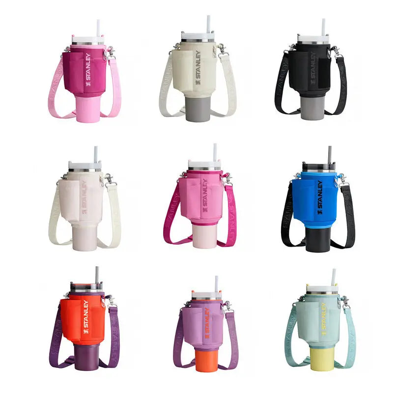 Mini Cooler Lunch Bag Waterproof Insulated Crossbody Bag Fits 40oz Tumbler For Outdoor Camping Picnic Work