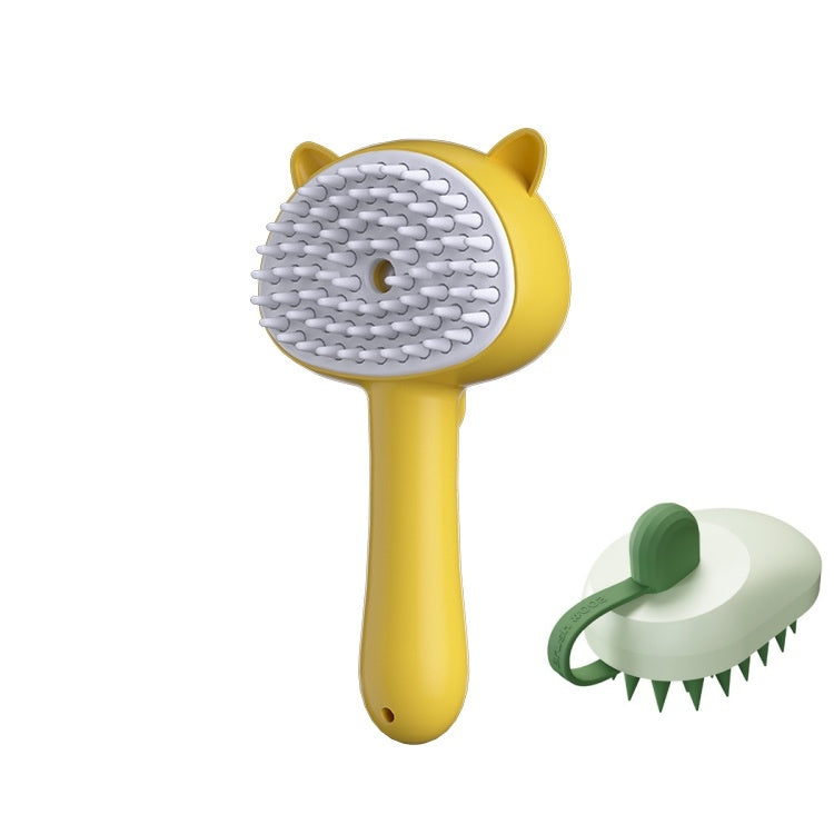Hair Cleaning Brush With Mist Multifunctional Cat Grooming Brush Rechargeable Self Cleaning Slicker Brush For Pets Dogs & Catsb Pet Products